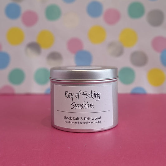 Ray of Fucking Sunshine - Natural Wax candle