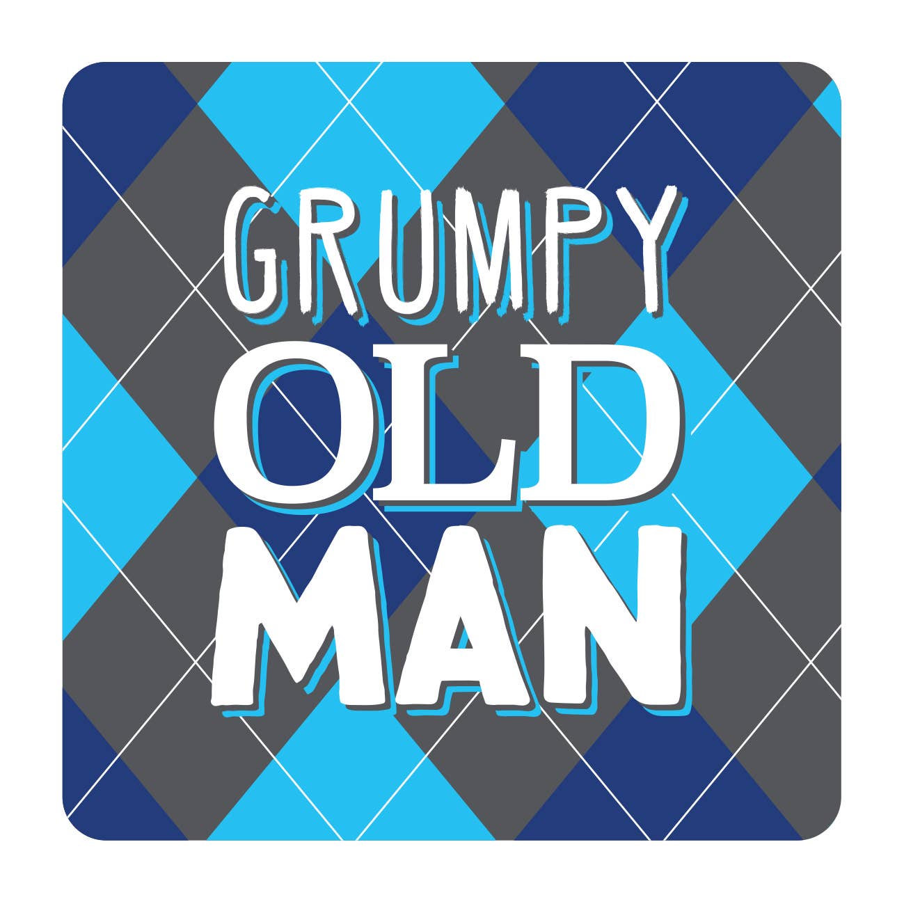 Grumpy Old Man - Coaster