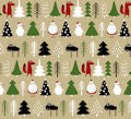 Recycled gift wrap sheet - Red Fox