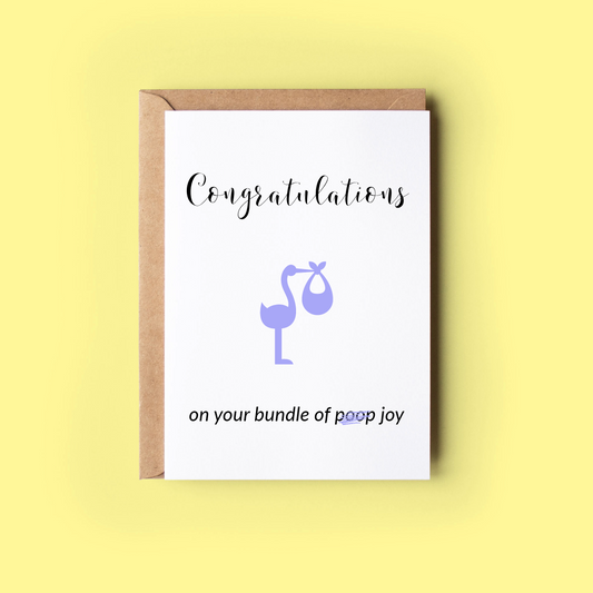 Congratulations on Your Bundle of Poop