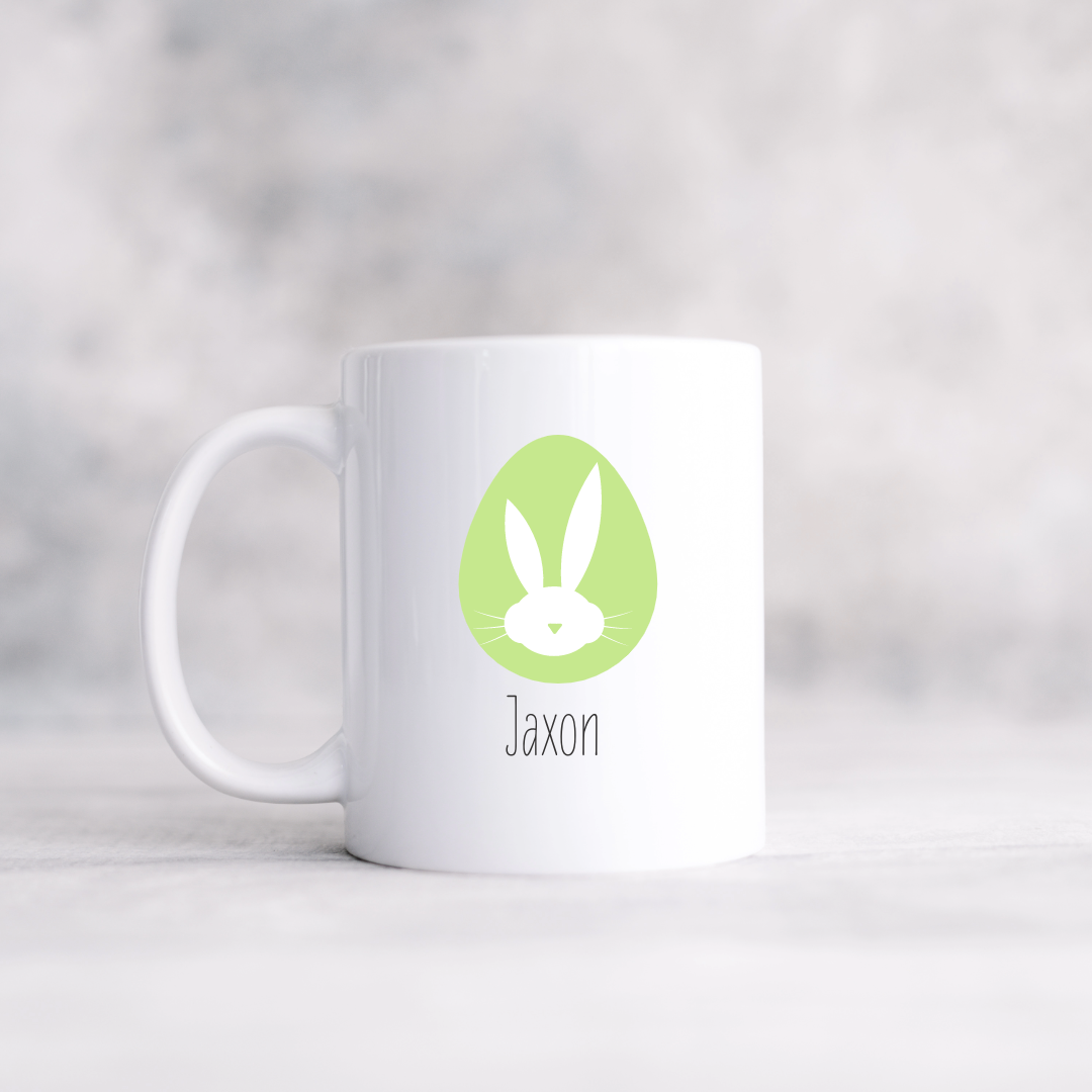 Personalised Easter mug with Easter Egg