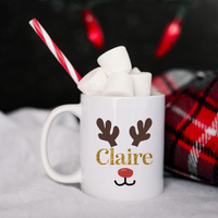 Personalised Reindeer Mug