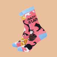 Crazy Cat Lady - Women's Bamboo Socks