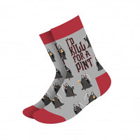 Kill for a Pint - Mens Bamboo Socks