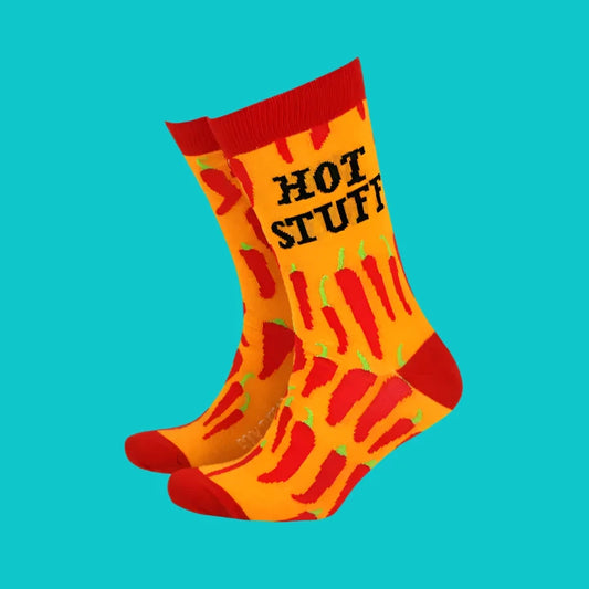 Hot Stuff (Chillies) - Men's Bamboo Socks