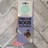 I prefer dogs to people - Women's Bamboo Socks