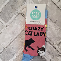 Crazy Cat Lady - Women's Bamboo Socks