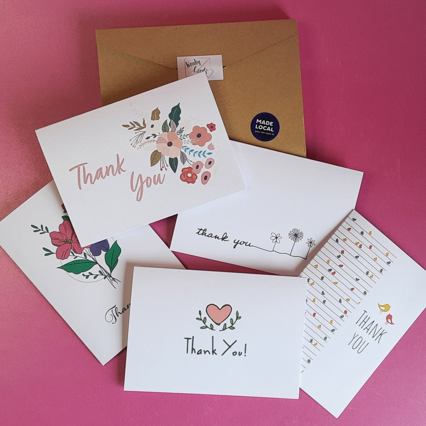 Thank You Cards - 6 Pack