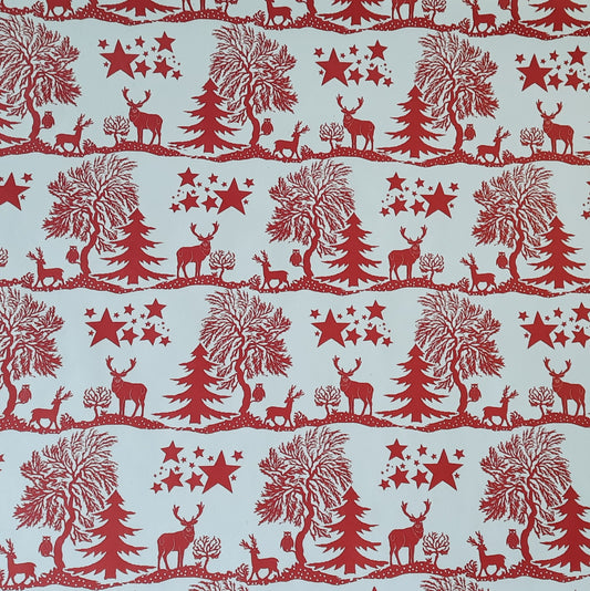 Recycled gift wrap sheet - Winter Wonderland