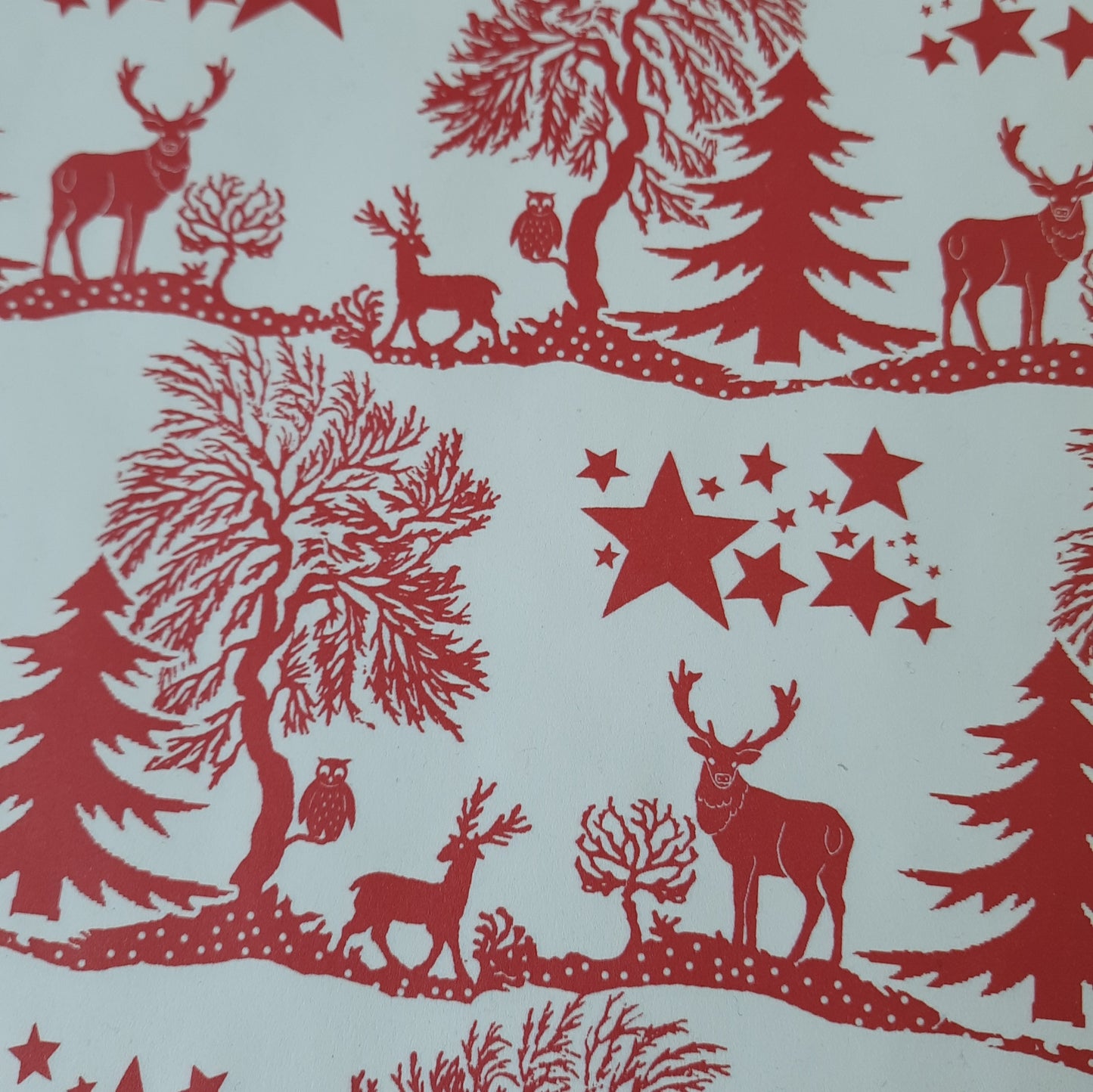 Recycled gift wrap sheet - Winter Wonderland