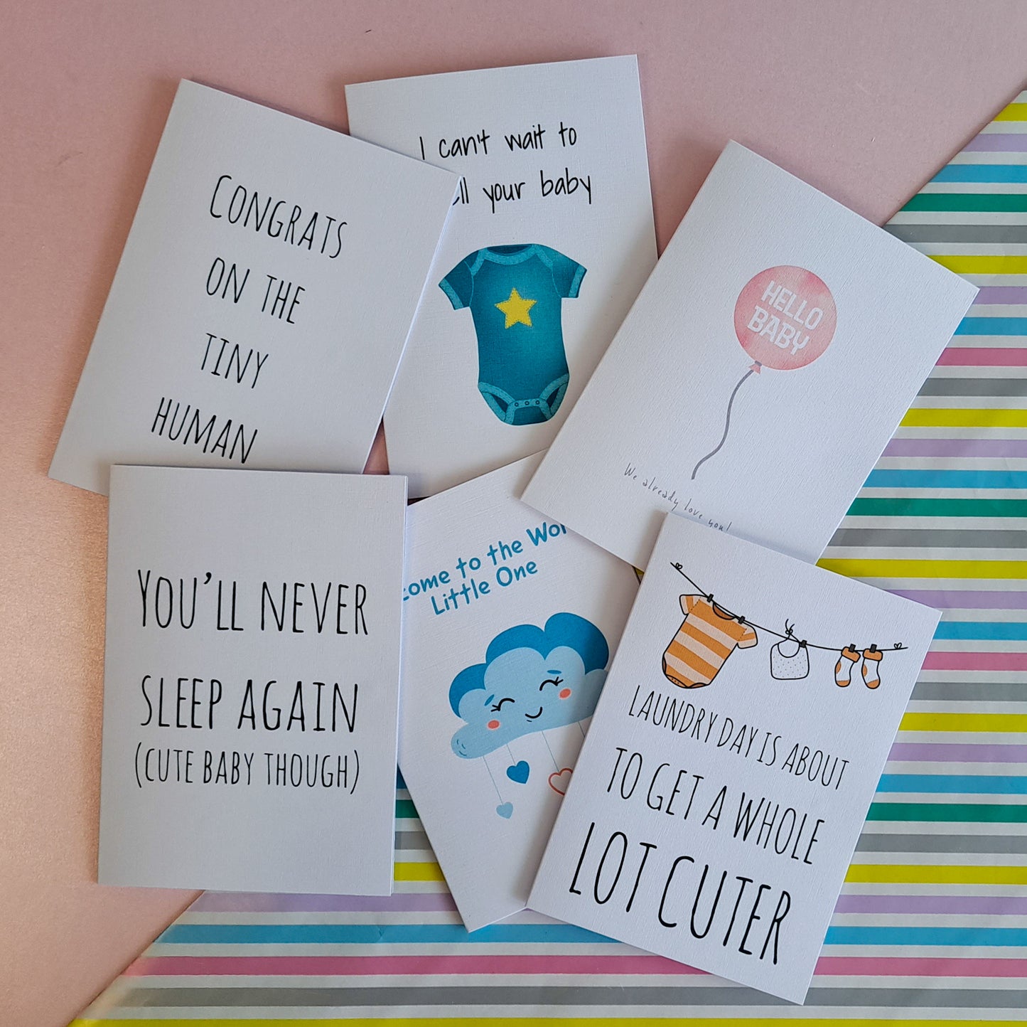 New Baby Bundle - 6 cards