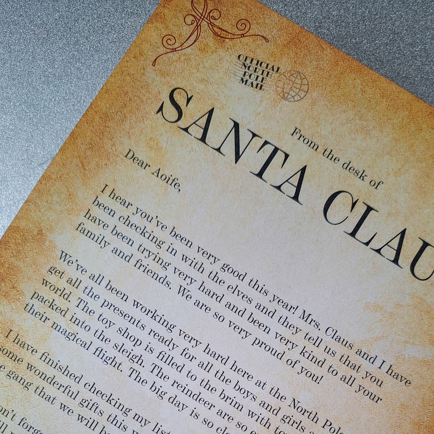 Personalised Santa Letter