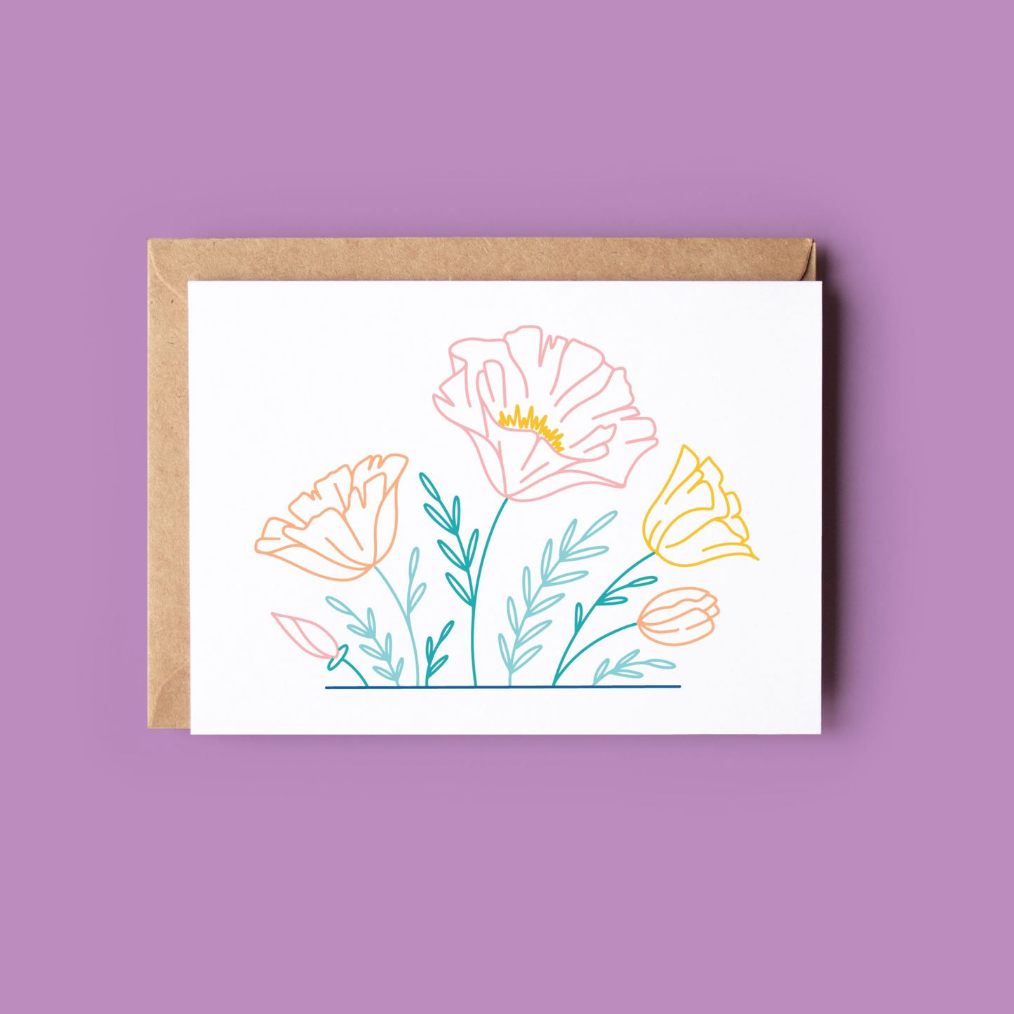 Notelet - Flowers