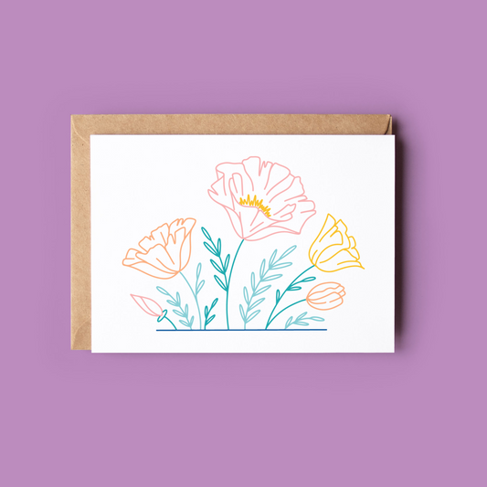 Notelet - Flowers