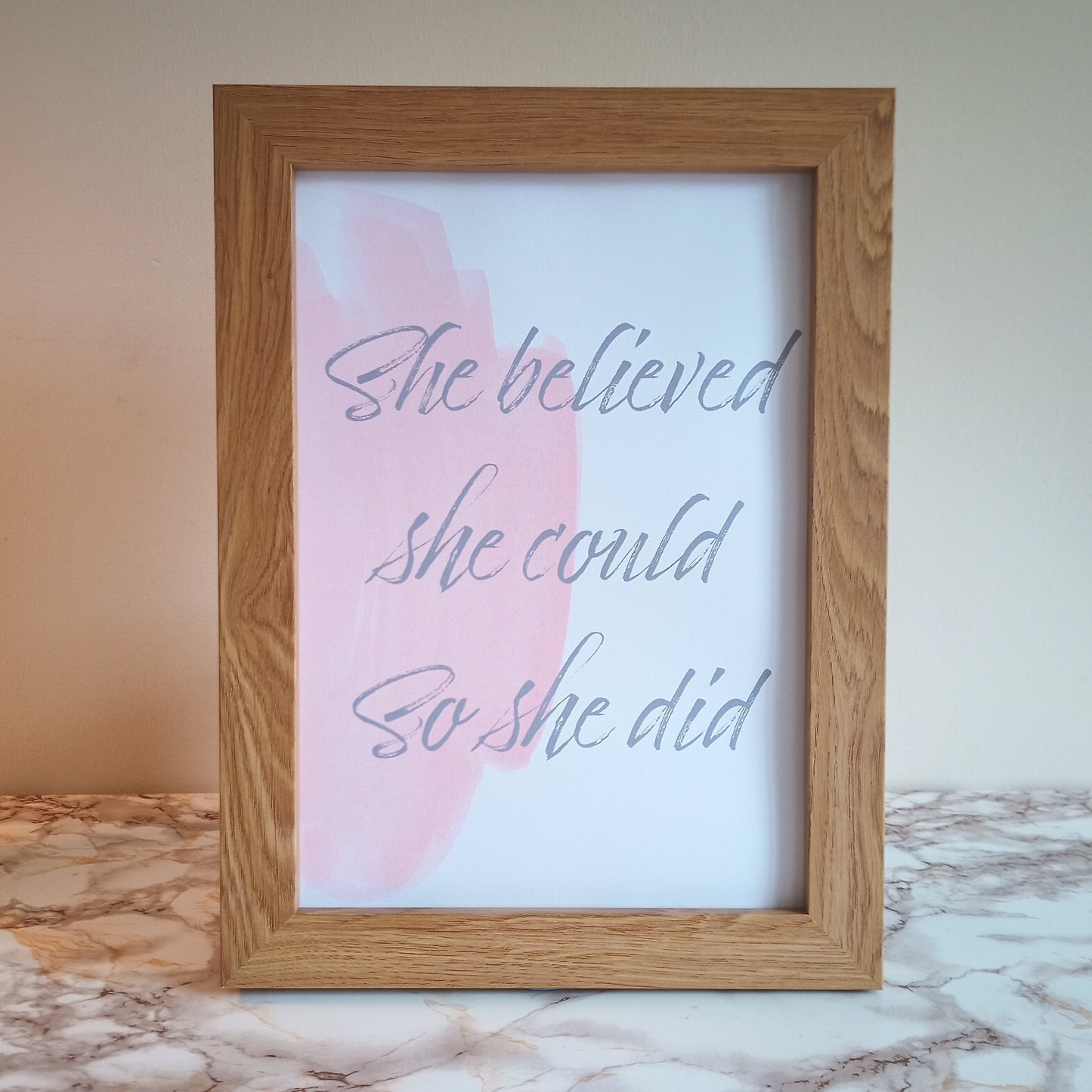 She Believed She Could