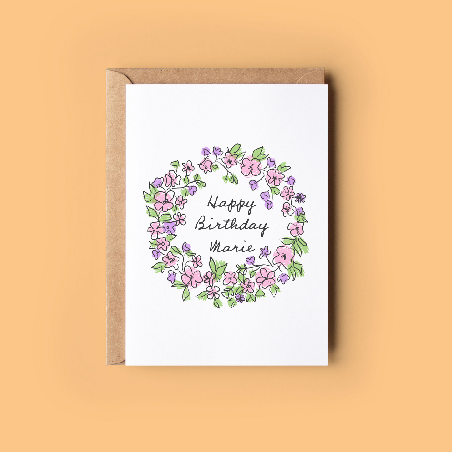 Personalised Happy Birthday Card